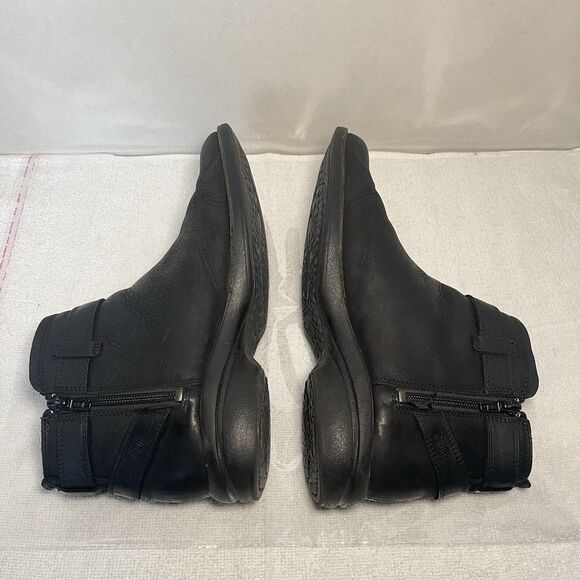 Merrell Andover Bluff Booties Waterproof Boots Leather Black Women 8.5 - Picture 5 of 10